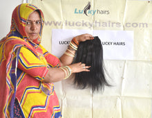 Dye Black 16" inch Straight hair 1 bundle