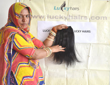 Dye Black 14" inch Straight hair 1 bundle