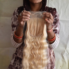 Blonde 16" inch 1 Piece 4*4 Closure