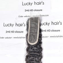 18" inch 1 Piece 2*6 Swiss HD lace Closure