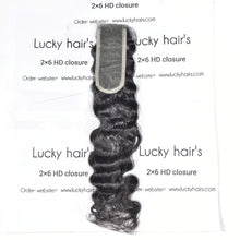 18" inch 1 Piece 2*6 Swiss HD lace Closure