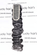 18" inch 1 Piece 2*6 Swiss HD lace Closure